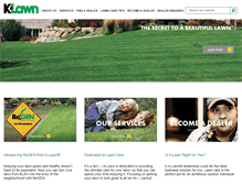 Tablet Screenshot of k-lawn.com